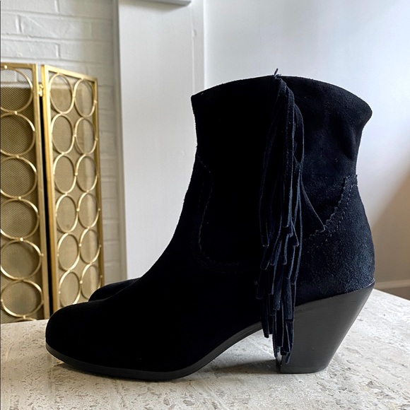 Sam Edelman western inspired cowgirl boho gypsy leather ankle boots booties 8M - Picture 10 of 12